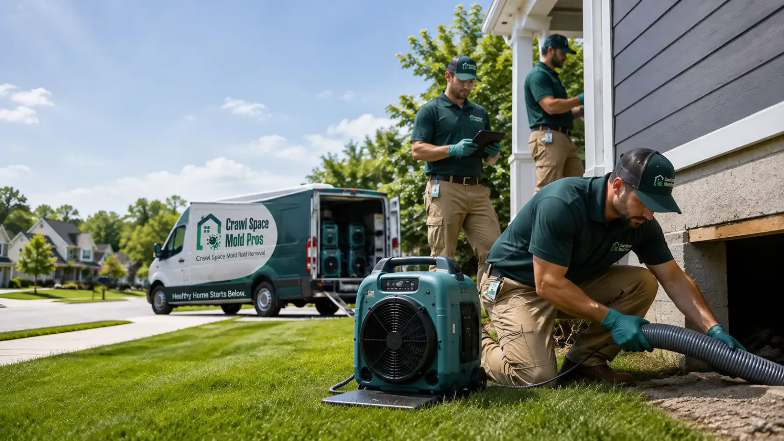 Crawl Space Mold Removal in Okawville, IL